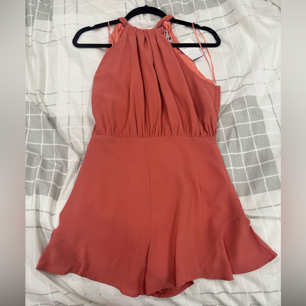 Backless romper
